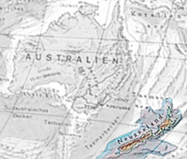 Neuseeland-Karte: Diercke Weltatlas 1980/81, Westermann