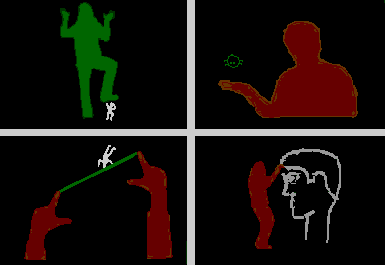 Beispiele computergrafischer Silhouetten (6 KB)